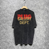 Gallery Dept T Shirts Tee Shirt Washed and Worn Short Sleeve T-shirt Blouse