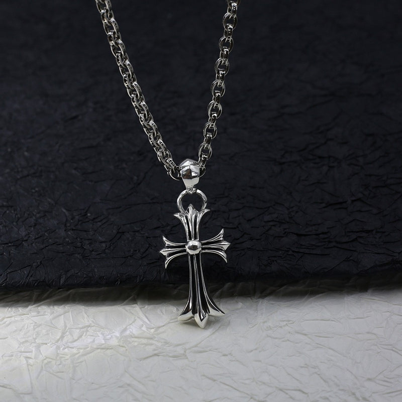 Chrome Hearts Necklace Letter Cross Versatile Pendant Necklace