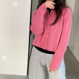 Women Cardigan Sweater Spring Cardigan Wool Slim Fit Sweater Y924