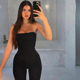 Women Jumpsuit Spring Summer Slim-Fit Jumpsuit (Hawthaw0412)