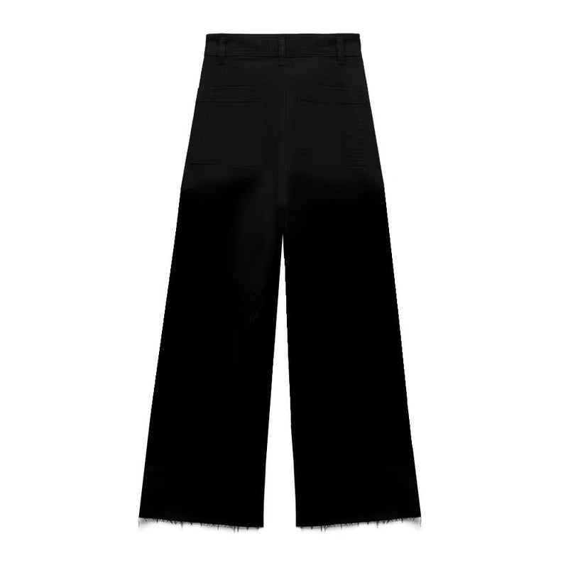 Women Sweatpants Straight Wide Leg Pants Loose Casual Jeans