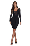 Women's Wedding Dress Elastic Bandage Hip Skirt