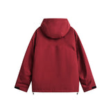 Unisex Winter Cotton Coat Three-Dimensional Multi-Pocket Hooded down Jacket