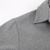 Women Trench Coat Vintage Woolen Coat Autumn and Winter Loose