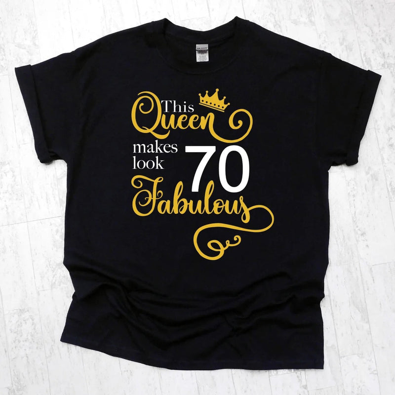 Inspired by Queen's Platinum Jubilee 2022 Elizabeth 70 Years T-shirt T-shirt Summer Loose Top