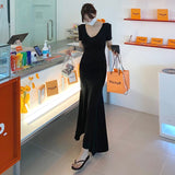 Women Dresses V-neck Dress Short Sleeve Dress