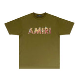 Amiri T Shirts Fashion Brand T Shirt Short Sleeve T-shirt Blouse