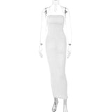 Women Dresses Summer Sexy Backless Self-Tie Dress
