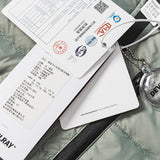 Unisex Winter Cotton Coat Winter New round Neck down Jacket Vintage Zipper