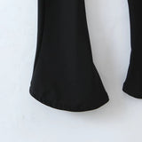 Women Sweatpants Spring Trousers Hollow-out Casual Pants