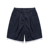 Men Shorts Straight Cargo Shorts Retro Casual Loose