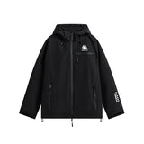 Unisex Winter Cotton Coat Solid Color Multi-Pocket Function down Jacket