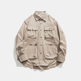 Unisex Jacket Fall Lapels Loose Shirt
