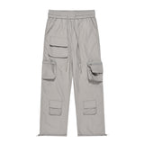 Men Sweatpants Multi-Pocket Cargo Pants Loose Drooping Casual Pants