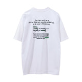 Men Vintage T-shirt Angel Print Men's Short Sleeve T-shirt Washed and Worn round Neck