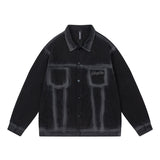 Unisex Jacket Autumn Retro Distressed Jacket