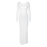 Women Dresses Sexy Backless Slim Fit Dress