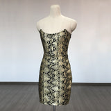 Women Evening Dress Sheath Bandage One-Piece Dress