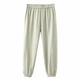 Women Sweatpants Summer Ankle-Tied Exercise Casual Pants