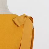 Women Dresses Summer Strappy Bow Long Dress (Qymy0409)