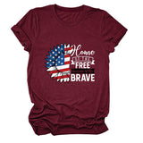 Home of the free Short Sleeve Women's Fashion T-Shirts