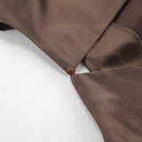 Women Dress Flared Sleeve High Waist Dress Spring Short Skirt