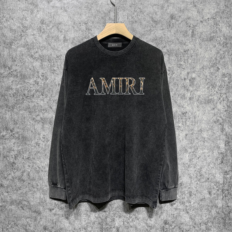 Amiri Long-Sleeve Shirt Vintage Long Sleeve T-shirt