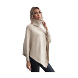 Women Knitted Sweater Coat Autumn and Winter Turtleneck Sweater Top