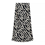 Women Dresses Summer Skirt High Waist Dress (Xds0414)