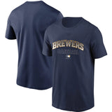 MLB T-Shirts MLB Brewers T-Shirts Sports T-Shirts Printed Short Sleeves