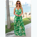 Women Date Dress Spring and Summer Sexy Floral Strap Beach Dress