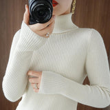 Women Knitwear Autumn and Winter Turtleneck Knitwear Sweater