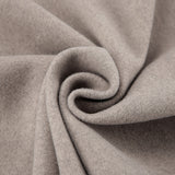 Women Trench Coat Autumn Winter Retro Brown Woolen Coat Women's V-neck