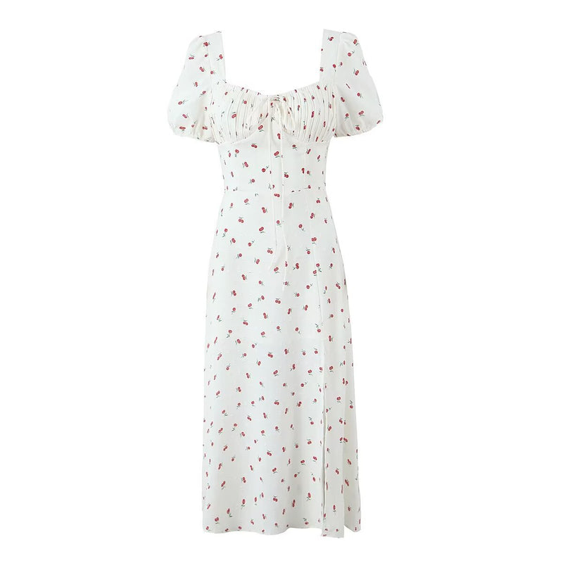 Women Dresses Summer Dress Backless Midi Dress (Xds0414)