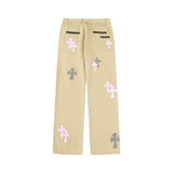CHH Chrome Hearts Jeans Unisex Casual Loose Jeans