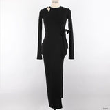 Women Dresses Hollow Dress Hip Skirt