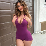 Women Jumpsuit Summer Sexy Backless Jumpsuit (Hawthaw0412)