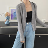 Women Cardigan Sweater Autumn Knitted Coat Vintage Tassel Sweater Coat Knitted Cardigan 8t8261
