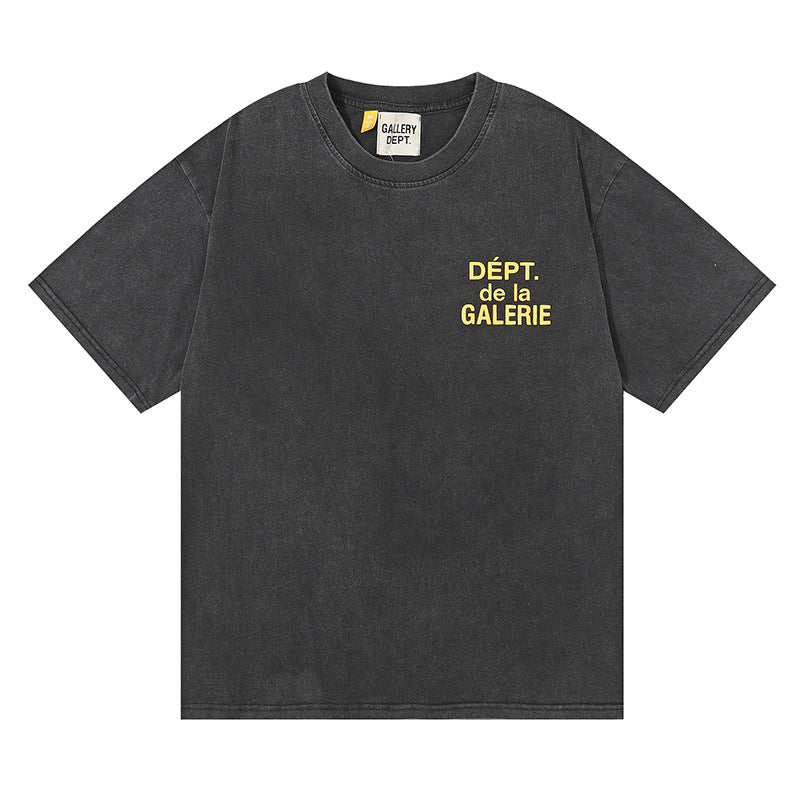 Gallery Dept T Shitrs Retro Washed Distressed Short Sleeve