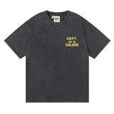 Gallery Dept T Shitrs Retro Washed Distressed Short Sleeve
