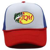 Bass Pro Shops Hat TQM Baseball Cap Printed Summer Outdoor Shade Casual Cap
