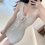 Women Dresses U Collar Skinny Hip Skirt Sexy Skirt