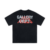 Gallery Dept T Shitrs Men's Retro Graffiti Printing Short Sleeve