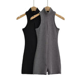 Women Dresses Summer Jumpsuit Hollow Sexy Shorts (Xds0414)