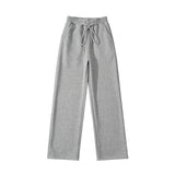 Women Sweatpants Loose Casual Pants Autumn and Winter Thickening Wide Leg Straight Sweatpants