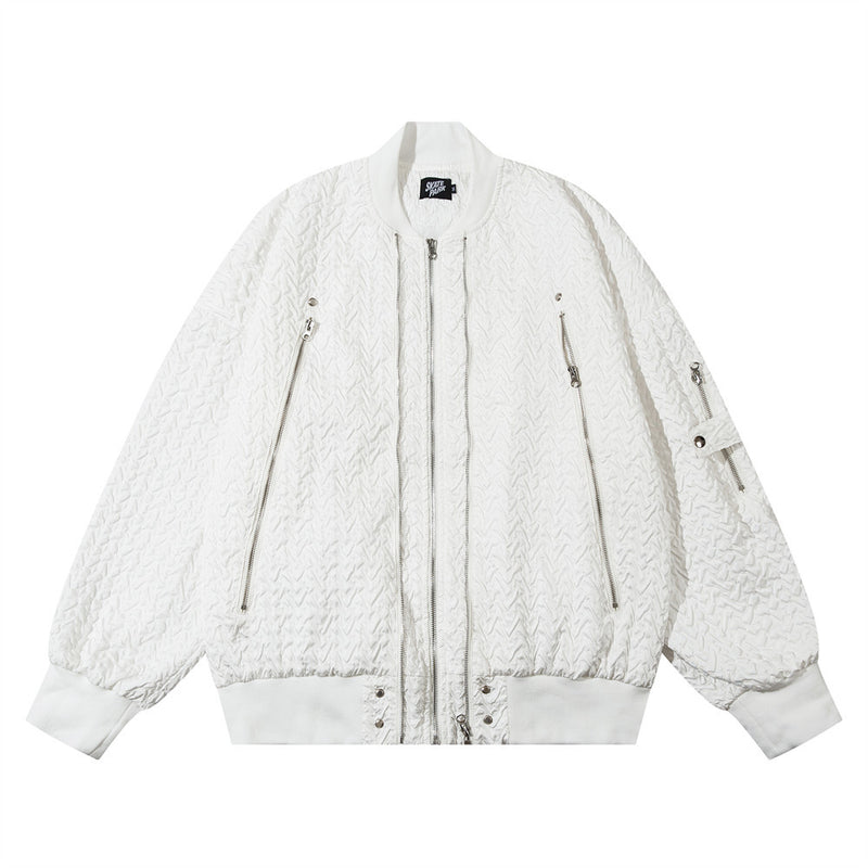 Men Jacket Coat Men's Vibe Zipper Baseball Uniform Autumn and Winter Coat