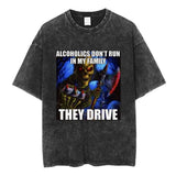 Autism Skeleton Meme T Shirt Funny Skull Men Women Fashion