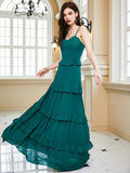 Corset Dress Sling Green Dress