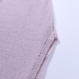 Women Jumpsuit Sexy Spring and Autumn Knitted Backless Hollow Dress