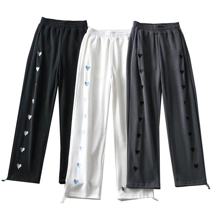 Women Sweatpants Spring Loose Casual Straight-Leg Sweatpants